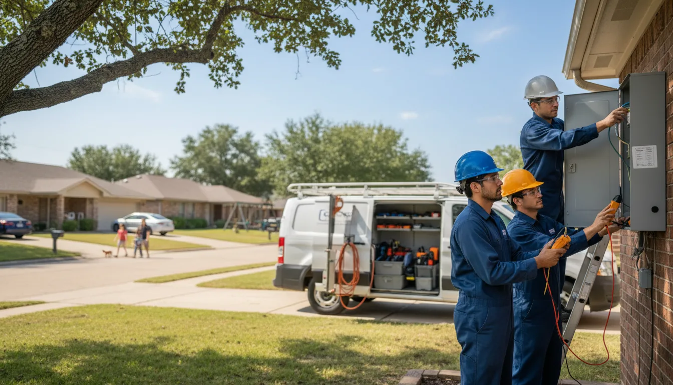 Certified electrician providing emergency electrical services in Newsoms, VA